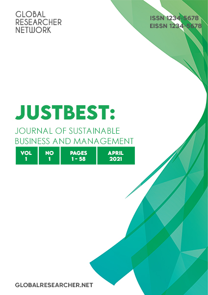 					View Vol. 1 No. 1 (2021): JUSTBEST: Journal of SustainableBusiness and Management
				